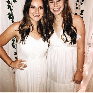 Long white maxi dress